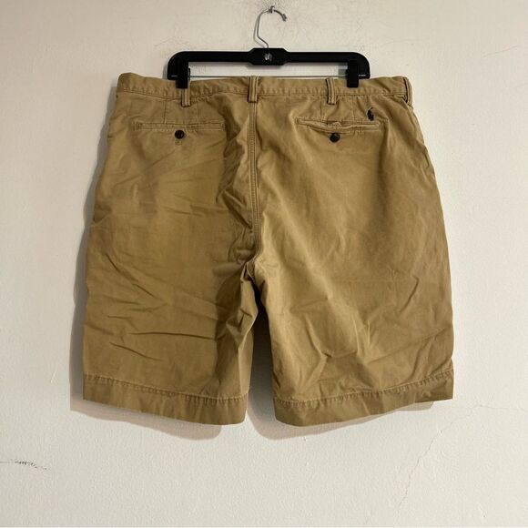 Polo Ralph Lauren 9" Stretch Classic Fit Chino Shorts Khaki Tan Size 40 - Picture 5 of 9